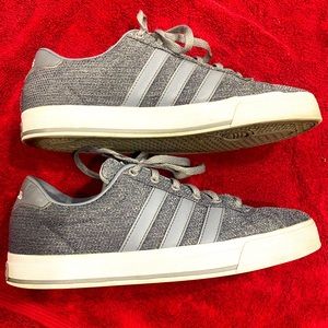 Adidas silver shoe 8 1/2 US